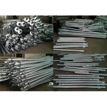 Pilhas de parafuso, Âncoras, Galvanizado Helicoidal Ground Screw Âncoras